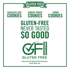 Crispy, wafer-thin Tate's gluten-free cookies showing crisp texture.