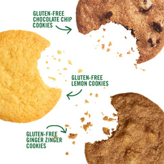Tate's Bake Shop gluten free cookies on a tray ready to share