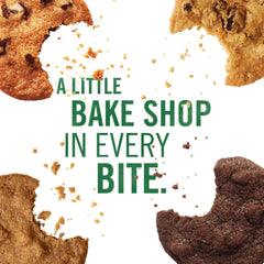 Tate's Bake Shop gluten free double chocolate chip closeup reveals rich chips