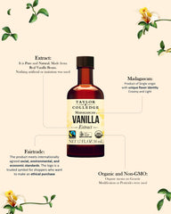 Taylor and Colledge fairtrade vanilla beans closeup signals ethical sourcing and rich aroma