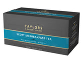 Taylors of Harrogate Scottish Breakfast tea bags for a bold morning brew.