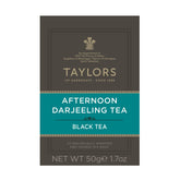 Taylors of Harrogate Afternoon Darjeeling tea bag, fragrant and convenient for a quick steep.
