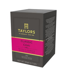 Taylors of Harrogate hot steaming chai cup captures warming aroma.