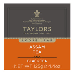 Taylors of Harrogate Assam Cup close-up, rich malty aroma for mornings.