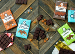 Cross-section reveals gritty, stone-ground richness in the Amaze Bar.