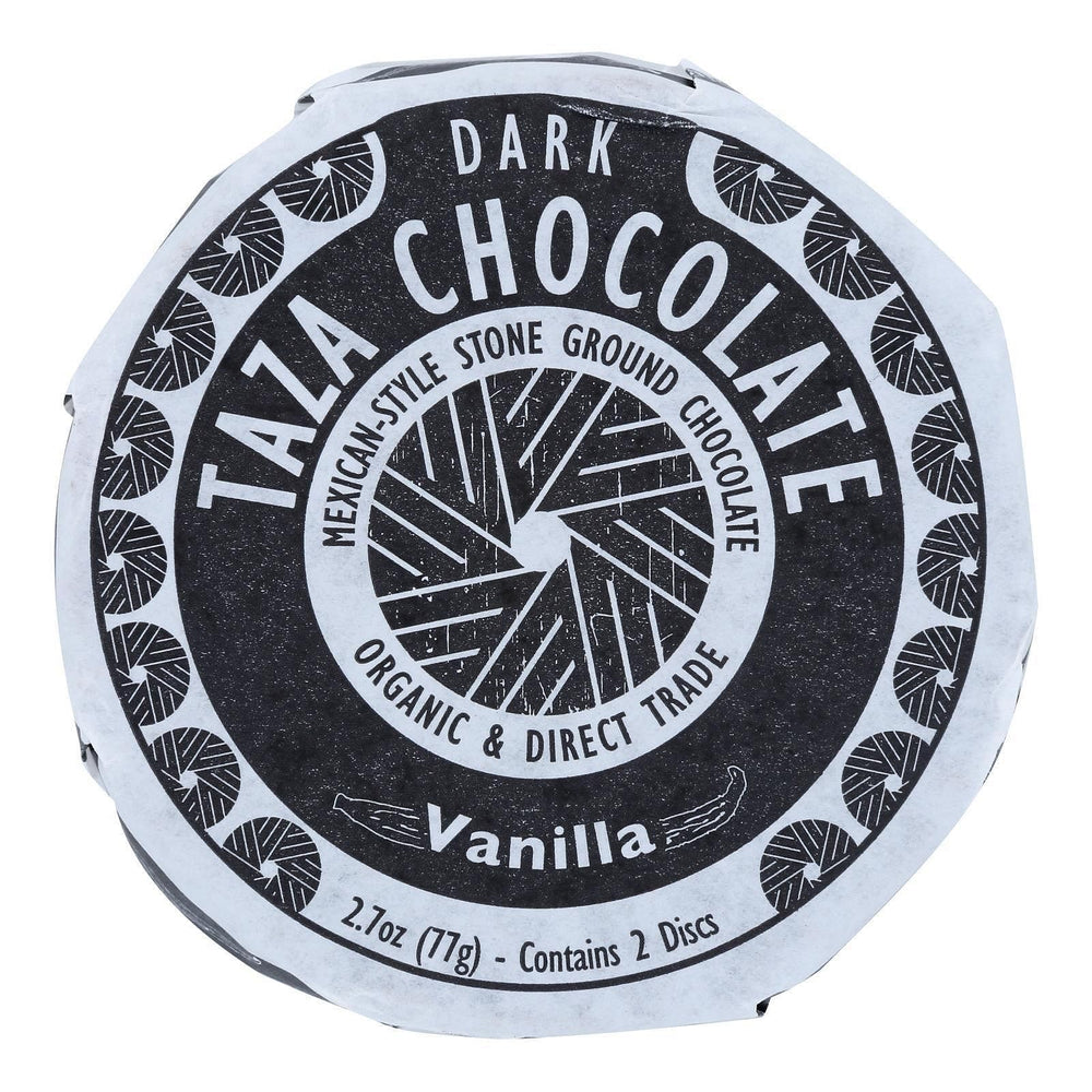 Taza Chocolate Mexicano Disc Vanilla 50%—rich aroma, ideal for hot or iced chocolate