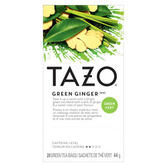 TAZO Green Ginger Tea bags ready for a soothing daily cup