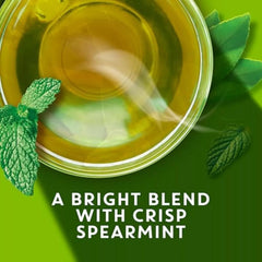 TAZO Zen blend showing lemongrass and verbena, brightening flavor with minty notes.