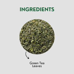 Tea Leaf & Co green tea cup brew showing inviting aroma for a relaxing break
