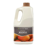Tea Zone Mango Syrup 64oz bottle showcasing real fruit flavor for drinks.