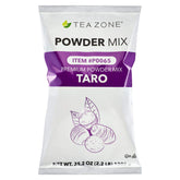 TEA ZONE taro powder bag front for bulk home or cafe use.