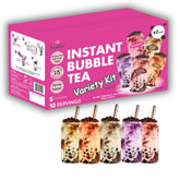 Tealise Instant Bubble Tea Kit shown on kitchen counter for at-home parties