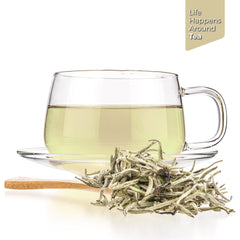 Brewing in a cup reveals Tealyra's pale, smoky aroma and silky finish.