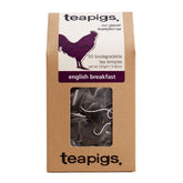 teapigs black tea bags with whole leaves for a classic English breakfast brew