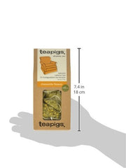 teapigs Chamomile yellow cup displaying a sunny infusion and light, fruity notes