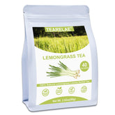 TEARELAE lemongrass tea bags in packaging ready to brew a calming cup.