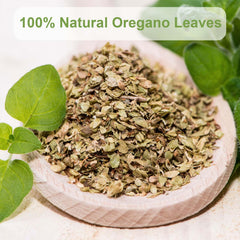 TEARELAE dried oregano leaves close-up showing pure ingredients