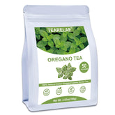 TEARELAE oregano tea bags in packaging close-up highlighting freshness
