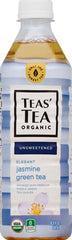 Teas' Tea Green Jasmine Organic packaging highlighting premium organic harvest.
