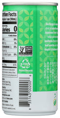 Tea's Tea Sencha Shot label close-up emphasizes natural ingredients and zero calories.