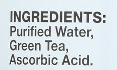 Tea's Tea Sencha Shot packaging origin features purified water and premium leaves.