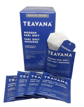 Teavana Earl Grey Tea box 24-pack on display, ideal for gifting or daily tea rituals.