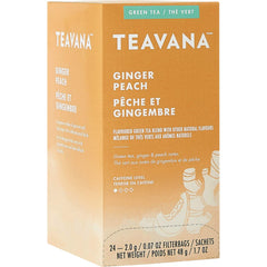 Teavana Ginger Peach Green Tea bags for a quick, flavorful brew at home or work.