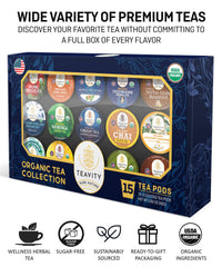 Teavity Earl Grey Tea Pods offer bright bergamot aroma for a refreshing afternoon.