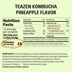 TEAZEN on-the-go packets dissolving rapidly in water for easy hydration