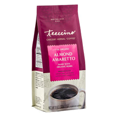 Teeccino Almond Amaretto chicory ground for a caffeine-free daily ritual.