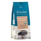 Teeccino Dandelion Coconut Herbal Coffee bag; caffeine-free option for evenings.