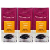 Teeccino Java Chicory ground coffee bag for a bold, caffeine-free brew.