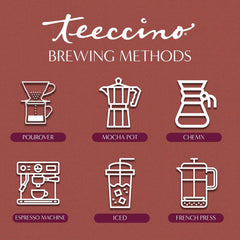 Teeccino all-purpose grind ready for any brewer for latte-style beverages