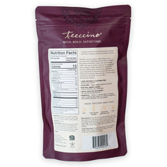 Cup of Teeccino Vanilla Nut Herbal Tea, hot or iced, ready for daily refreshment.