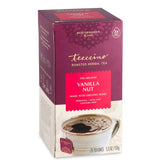 Teeccino Vanilla Nut Tea pack, caffeine-free blend for anytime enjoyment.