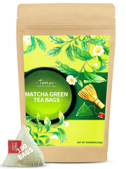 TeeLux Matcha Green Tea Bags – classic blend for a vibrant, refreshing cup
