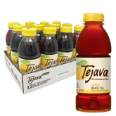 Tejava Lemon Black Tea 12-pack bottles, ready for refreshing on the go.