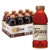 Tejava Original Black Tea bottle pour shows crisp, unsweetened refreshment for any moment.