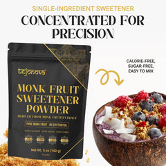 Tejonova Baking Substitute Monk Fruit for brown sugar replacement in recipes.