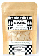 Terra Greek Chios Mastiha Tears 20g pack, authentic resin for cooking and skincare.