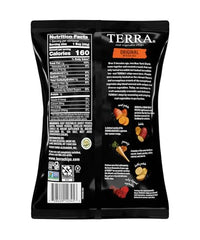 Terra Original Sea Salt ingredients close-up highlighting real vegetables for vegan-friendly option.