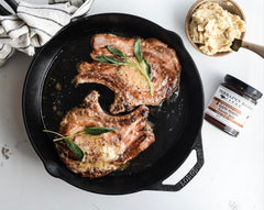Terrapin Ridge Apple Maple Bacon Jam glaze for pork tenderloin adds gloss and depth.