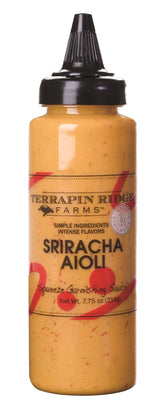 Terrapin Ridge Sriracha Aioli bottle with creamy heat and citrus notes