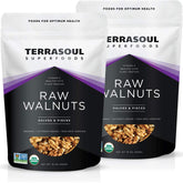 Terrasoul Chandler walnuts with light color, ideal for raw snacking.