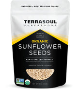 Terrasoul hulled sunflower seeds bag ready to snack, protein-rich option
