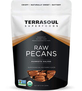 Terrasoul Organic Pecans two 11 oz pouches ready-to-enjoy snack