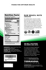 Terrasoul Brazil Nuts unsalted, ready for healthy snacks and recipes.