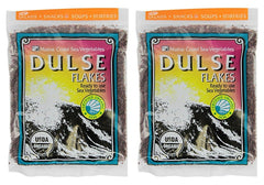 TESTEL Dulse flakes bag front shows organic sea vegetables from Maine coast for easy pantry use.