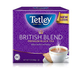 Tetley British Blend tea cup showing a smooth, full-bodied brew.
