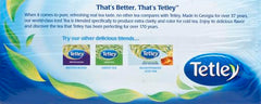 Tetley Georgia-crafted iced tea glass image shows thirst-quenching refreshment.